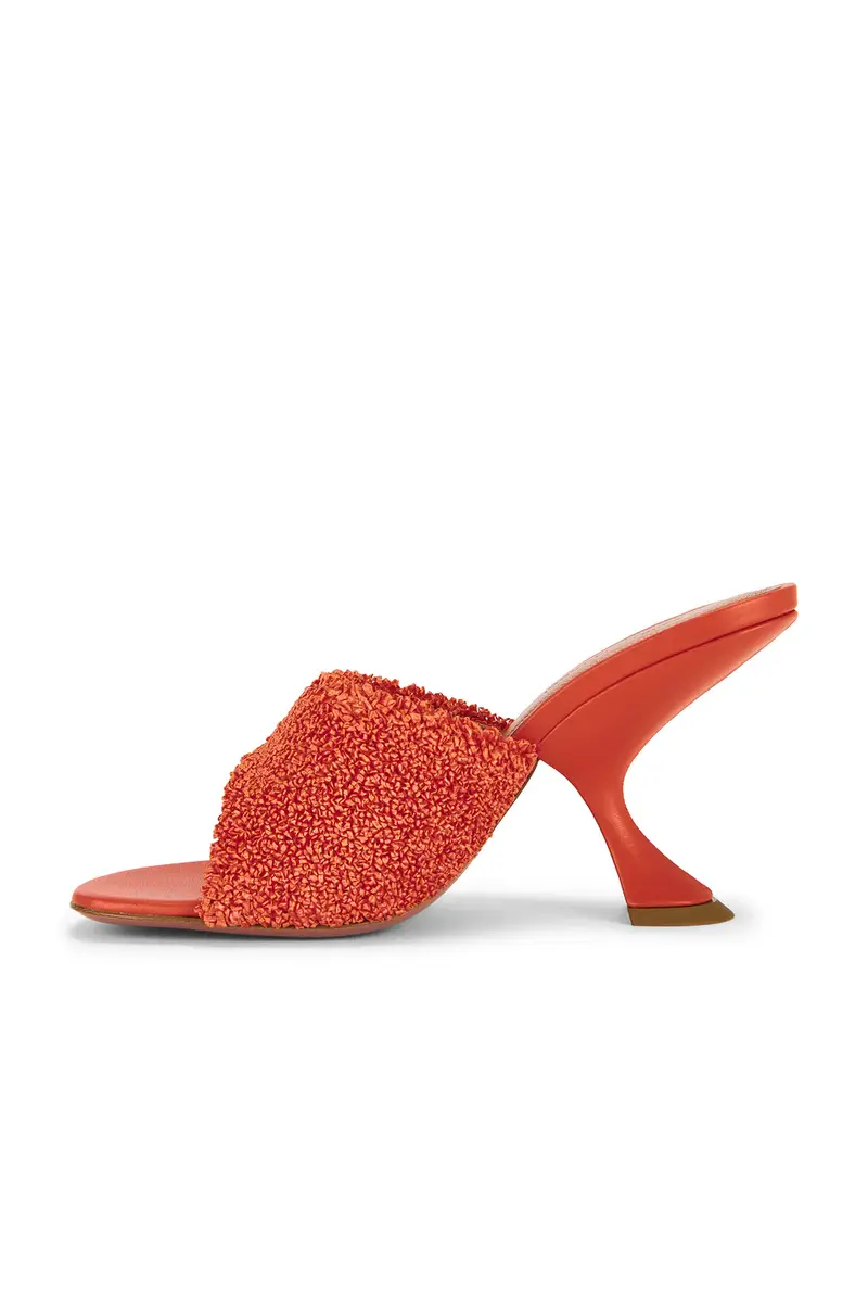 Amina Muaddi Taylor Raffia 90 Slipper | Thumbnail 5 Amina Muaddi Taylor Raffia 90 Slipper | Thumbnail 5