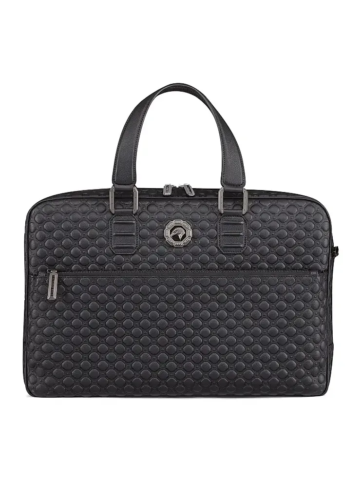 Stefano Ricci Men's Handmade Calfskin Leather Business Bag