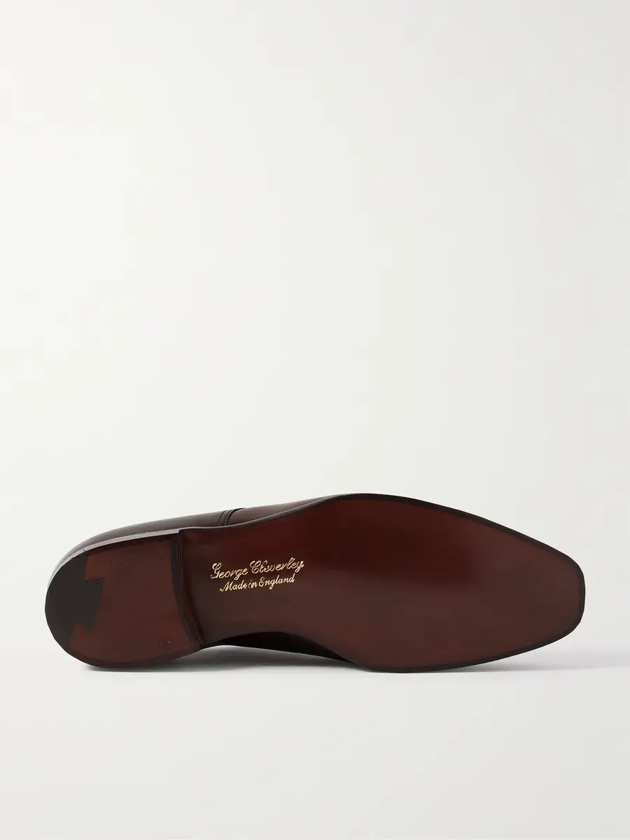 George Cleverley Thomas Cap-Toe Leather Monk-Strap Shoes - Men | Thumbnail 3
