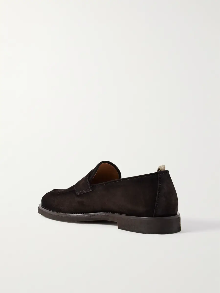 Officine Creative Opera 001 Suede Penny Loafers - Men | Thumbnail 4 Officine Creative Opera 001 Suede Penny Loafers - Men | Thumbnail 4