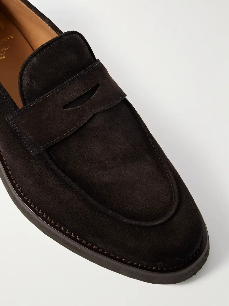 Officine Creative Opera 001 Suede Penny Loafers - Men | Thumbnail 5 Officine Creative Opera 001 Suede Penny Loafers - Men | Thumbnail 5