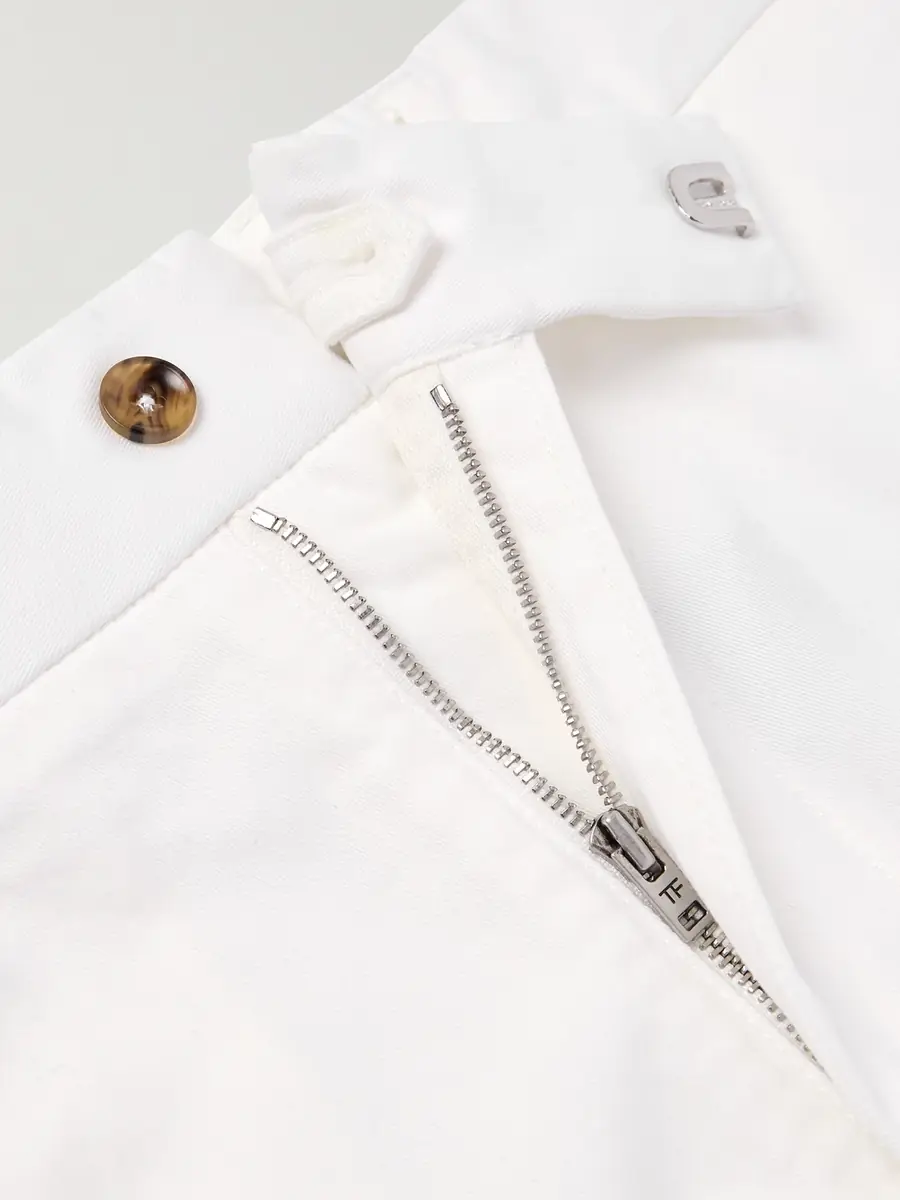 Tom Ford Straight-Leg Pleated Stretch-Cotton Twill Shorts - Men | Thumbnail 6 Tom Ford Straight-Leg Pleated Stretch-Cotton Twill Shorts - Men | Thumbnail 6