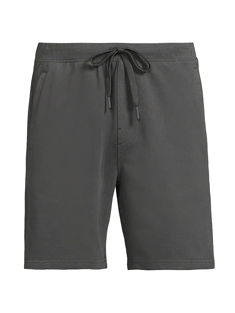 Mack Weldon Men's Ace Stretch-Cotton Sweatshorts - Asphalt | Image 1 Mack Weldon Men's Ace Stretch-Cotton Sweatshorts - Asphalt | Image 1