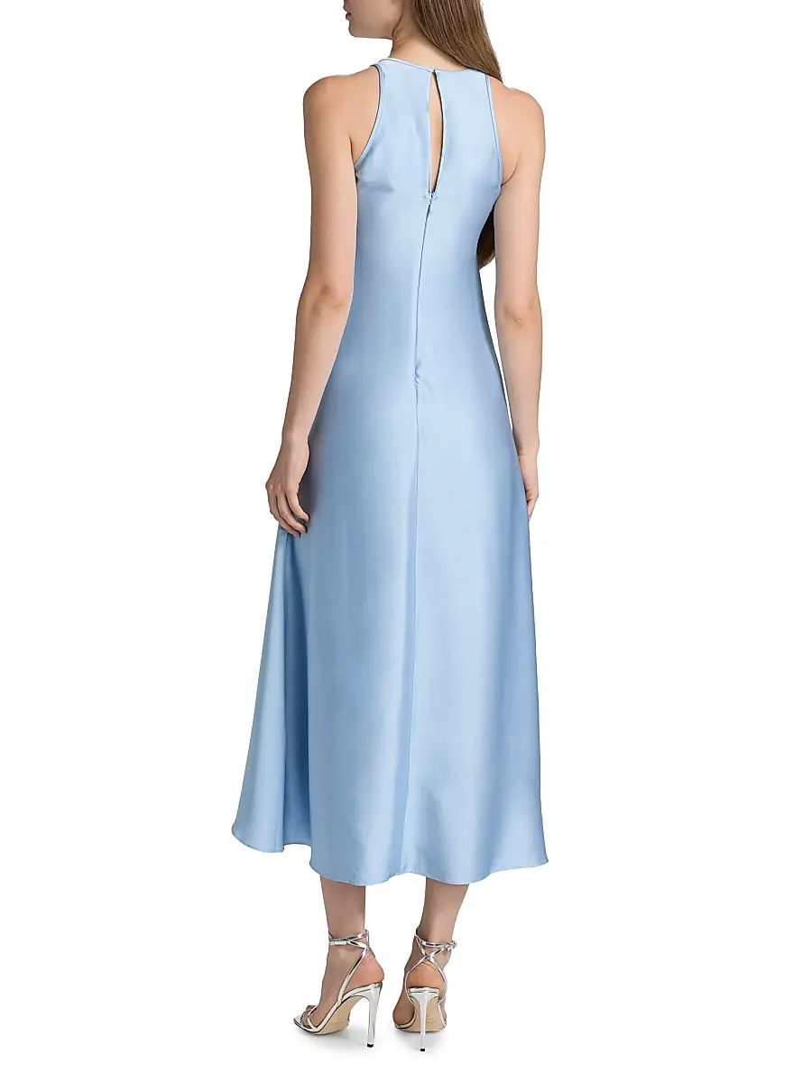 Reiss Women's Micah Bias Drape Midi-Dress | Thumbnail 5 Reiss Women's Micah Bias Drape Midi-Dress | Thumbnail 5