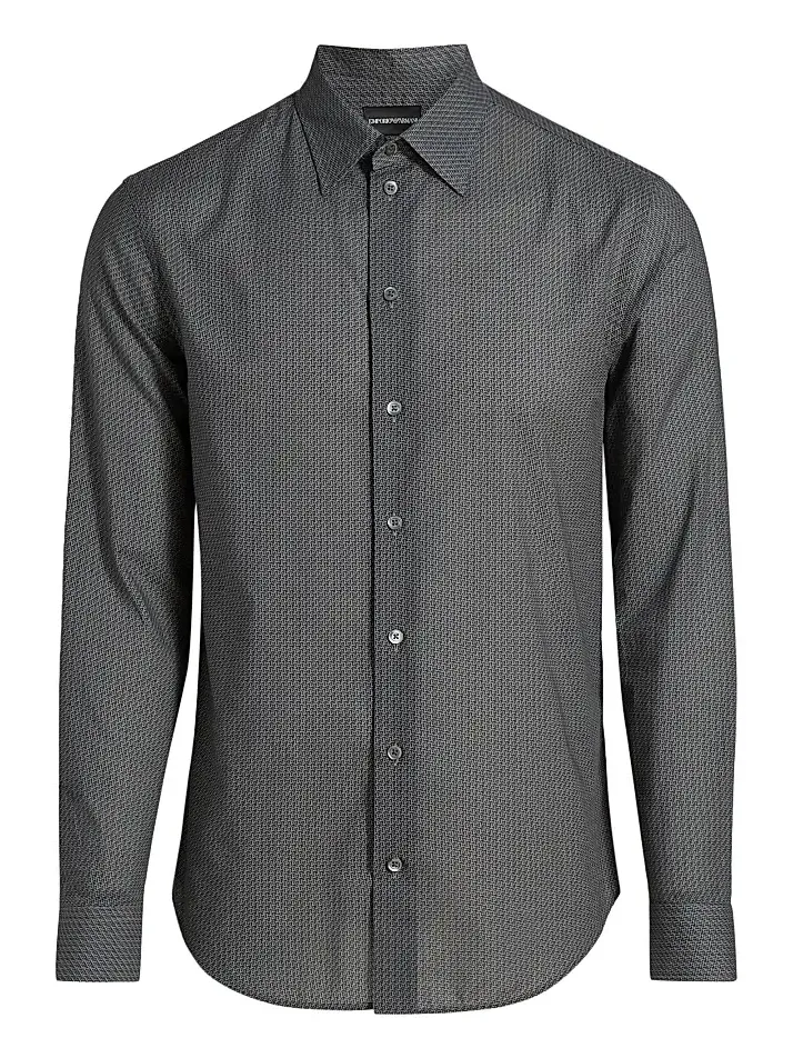 Men's Micro Chevron Sport Shirt Men's Micro Chevron Sport Shirt