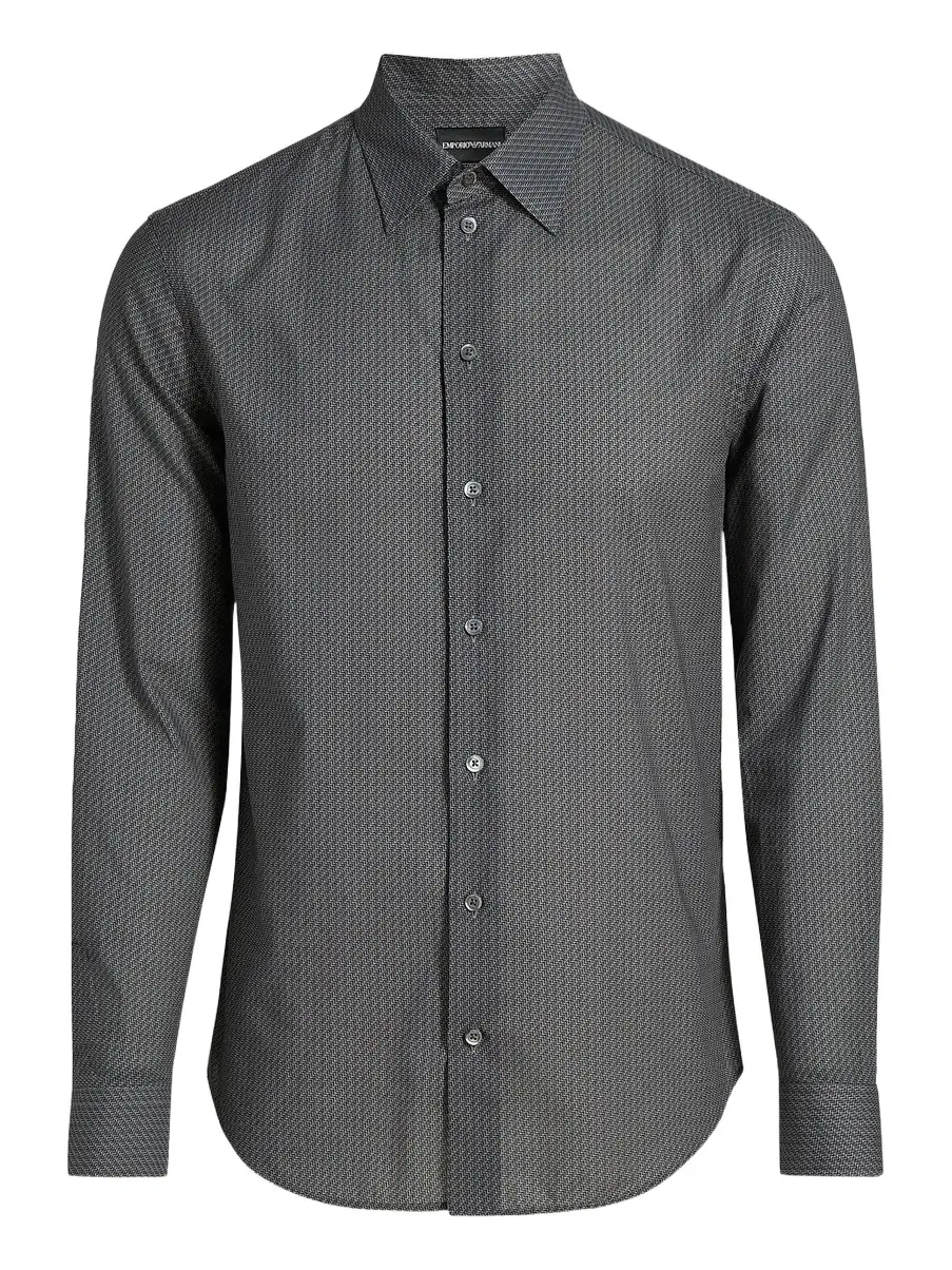Men's Micro Chevron Sport Shirt Men's Micro Chevron Sport Shirt