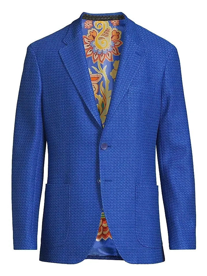 Men's Textured Cotton Jacket Men's Textured Cotton Jacket