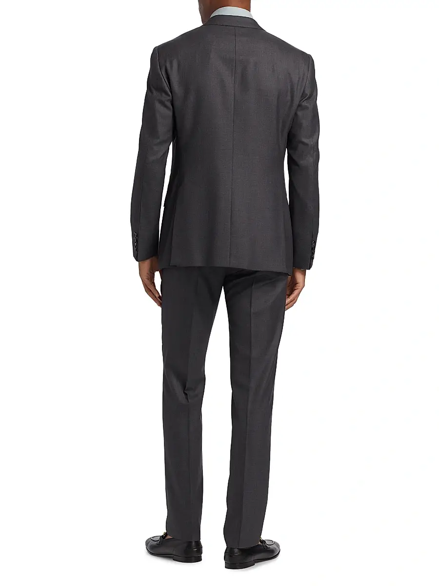 Giorgio Armani Men's Wool Trousers | Thumbnail 5 Giorgio Armani Men's Wool Trousers | Thumbnail 5