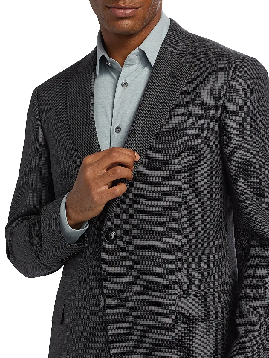 Giorgio Armani Men's Wool Trousers | Thumbnail 6 Giorgio Armani Men's Wool Trousers | Thumbnail 6