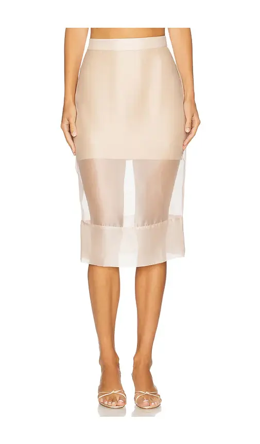 Lovers and Friends Kelsie Sheer Midi Skirt | Image 1 Lovers and Friends Kelsie Sheer Midi Skirt | Image 1