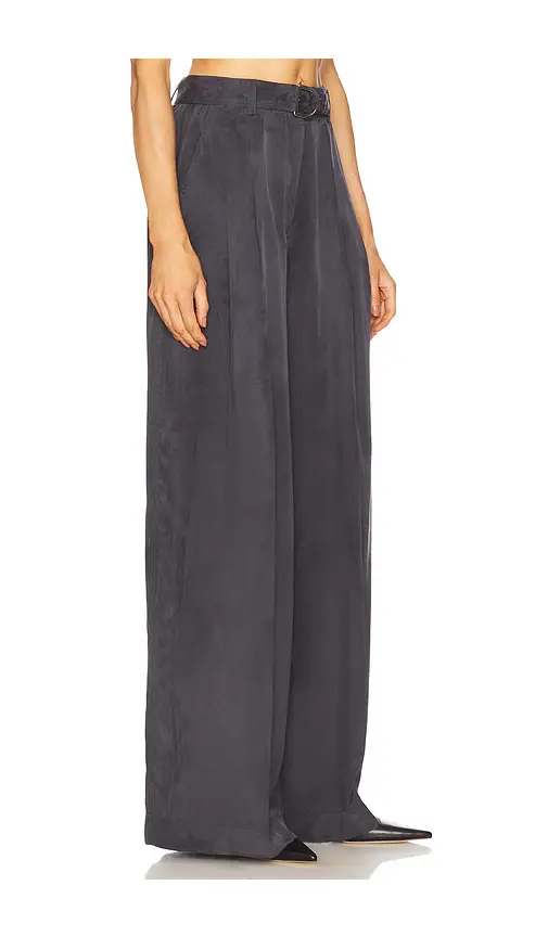 Helmut Lang Wide Double Pleat Trouser | Thumbnail 2 Helmut Lang Wide Double Pleat Trouser | Thumbnail 2