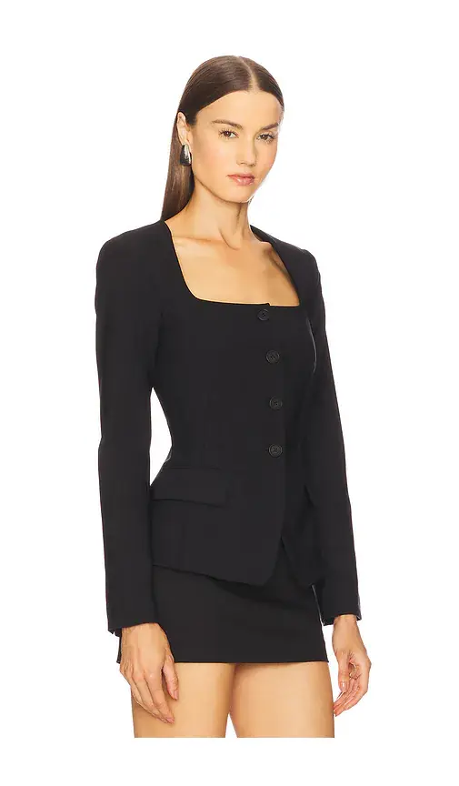 Simkhai Marlowe U-neck Jacket | Thumbnail 2 Simkhai Marlowe U-neck Jacket | Thumbnail 2