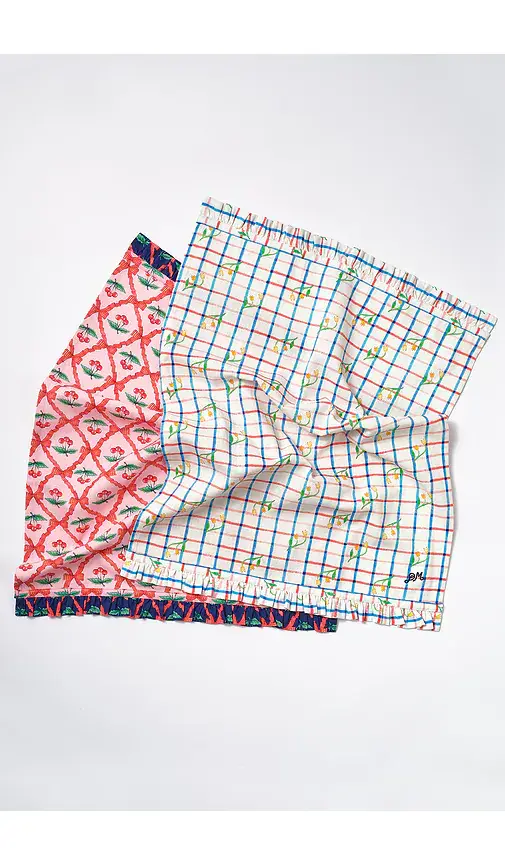 Damson Madder Set Of 2 Tea Towels | Thumbnail 2 Damson Madder Set Of 2 Tea Towels | Thumbnail 2