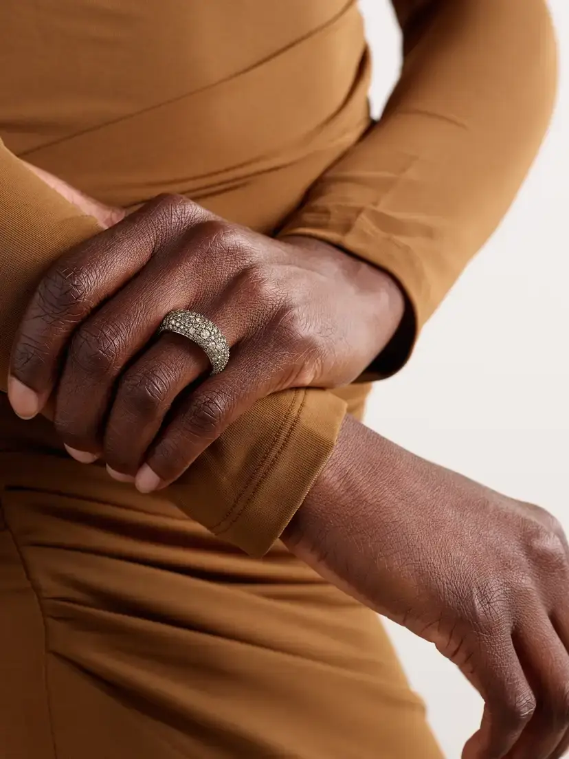 Lucy Delius Bombé 14-karat Gold Diamond Ring | Thumbnail 2 Lucy Delius Bombé 14-karat Gold Diamond Ring | Thumbnail 2