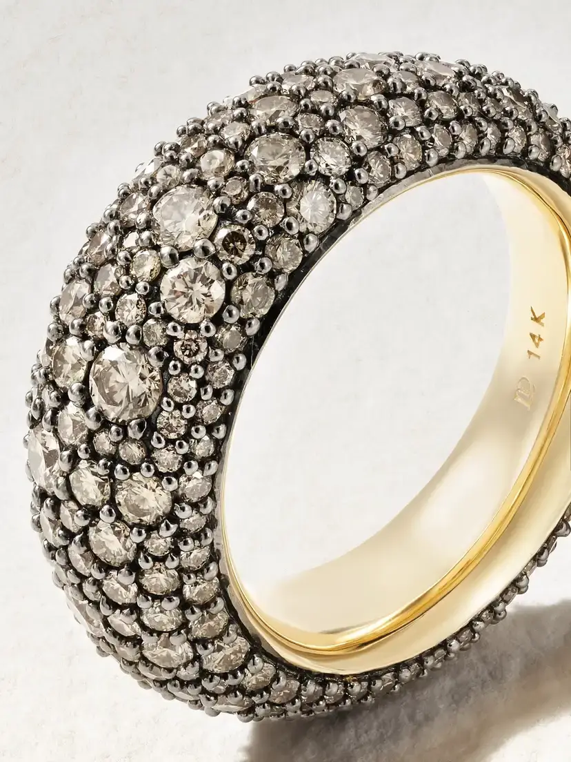 Lucy Delius Bombé 14-karat Gold Diamond Ring | Thumbnail 3 Lucy Delius Bombé 14-karat Gold Diamond Ring | Thumbnail 3