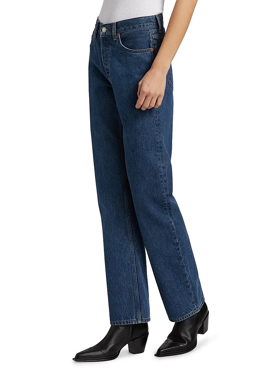 RE/DONE Women's 90s High-Rise Straight-Leg Jeans | Thumbnail 4 RE/DONE Women's 90s High-Rise Straight-Leg Jeans | Thumbnail 4