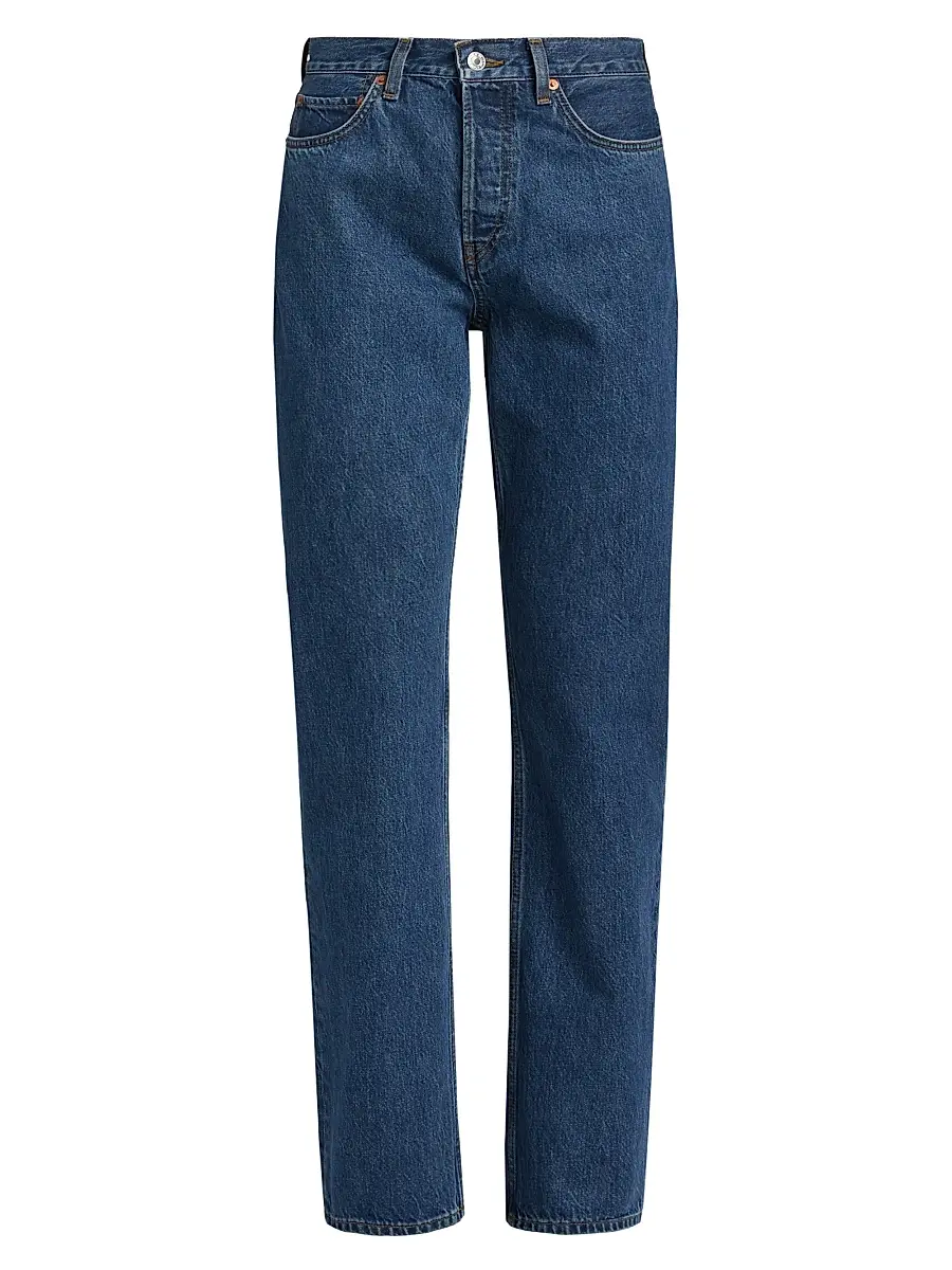 RE/DONE Women's 90s High-Rise Straight-Leg Jeans