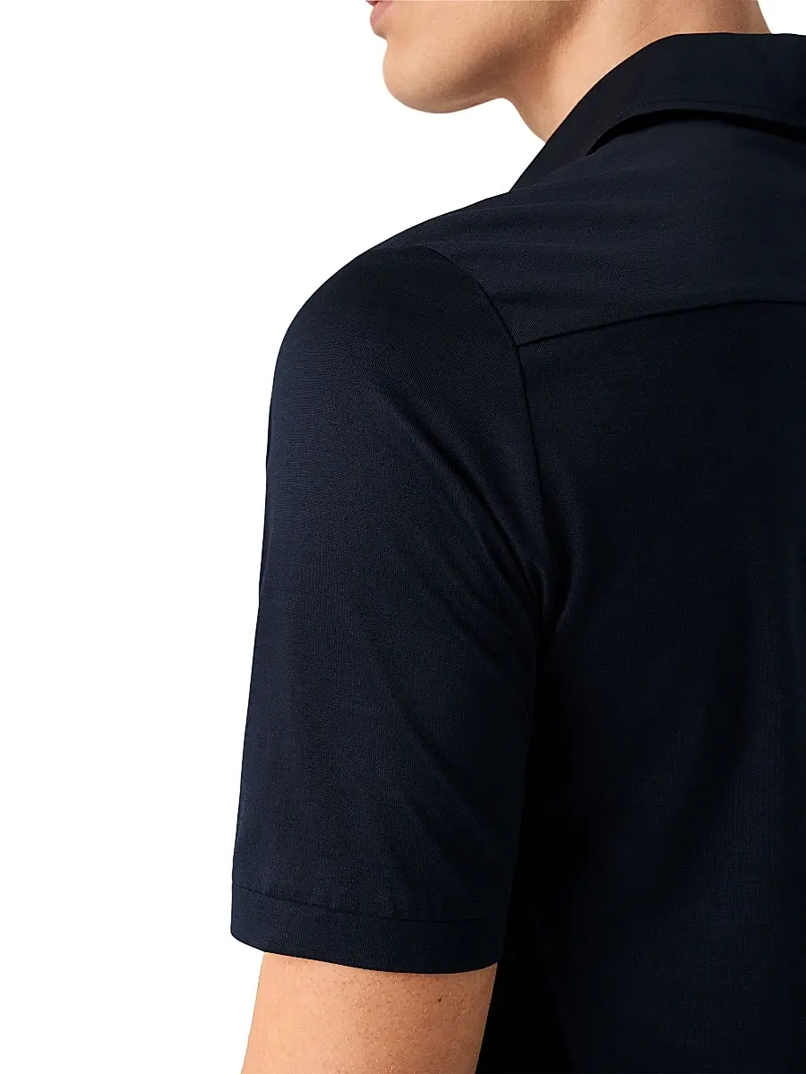 Eton Men's Filo Di Scozia Cotton Polo Shirt | Thumbnail 5 Eton Men's Filo Di Scozia Cotton Polo Shirt | Thumbnail 5