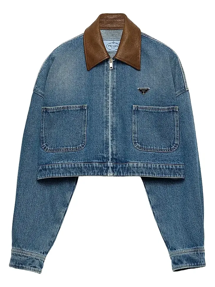 Women's Cropped Denim Jacket Women's Cropped Denim Jacket