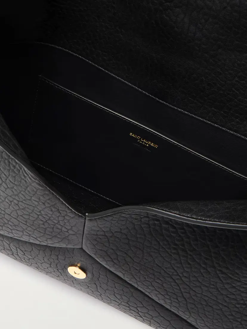 Saint Laurent Cassandre Large Textured-leather Clutch | Thumbnail 5 Saint Laurent Cassandre Large Textured-leather Clutch | Thumbnail 5