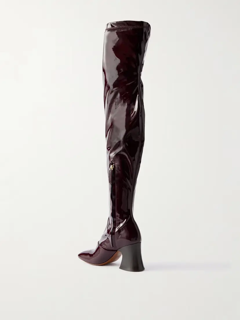 Chloé Janis Glossed Over-the-knee Boots | Thumbnail 3