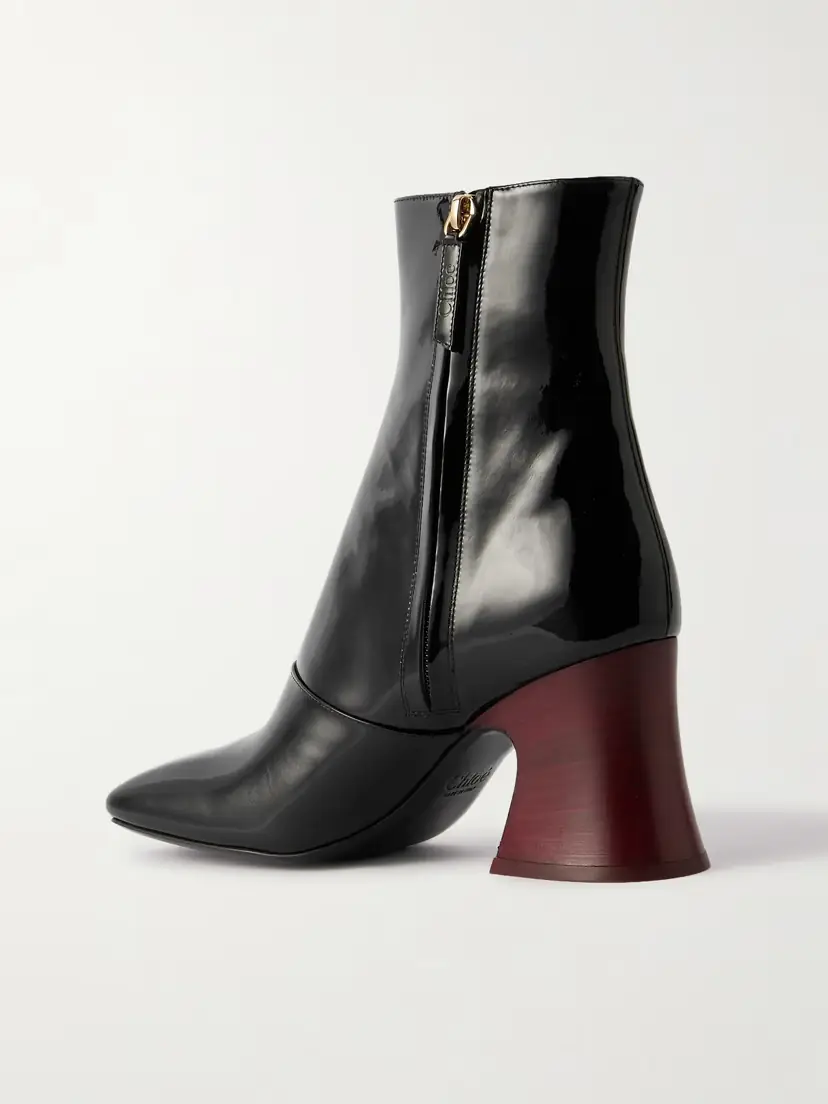 Chloé Janis Patent-leather Ankle Boots | Thumbnail 3