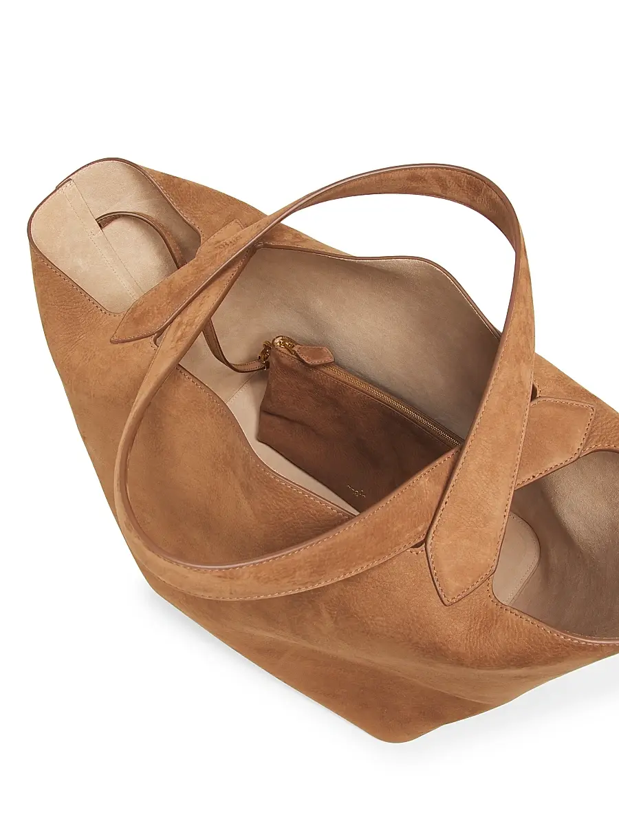 Alaïa Women's Suede Tote - Terred Ombre | Thumbnail 3 Alaïa Women's Suede Tote - Terred Ombre | Thumbnail 3