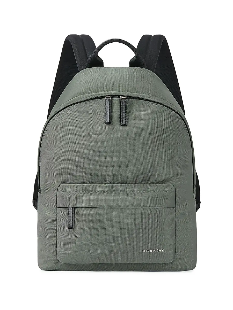 Givenchy Men's Essential U Backpack in Canvas - Salvia | Image 1 Givenchy Men's Essential U Backpack in Canvas - Salvia | Image 1