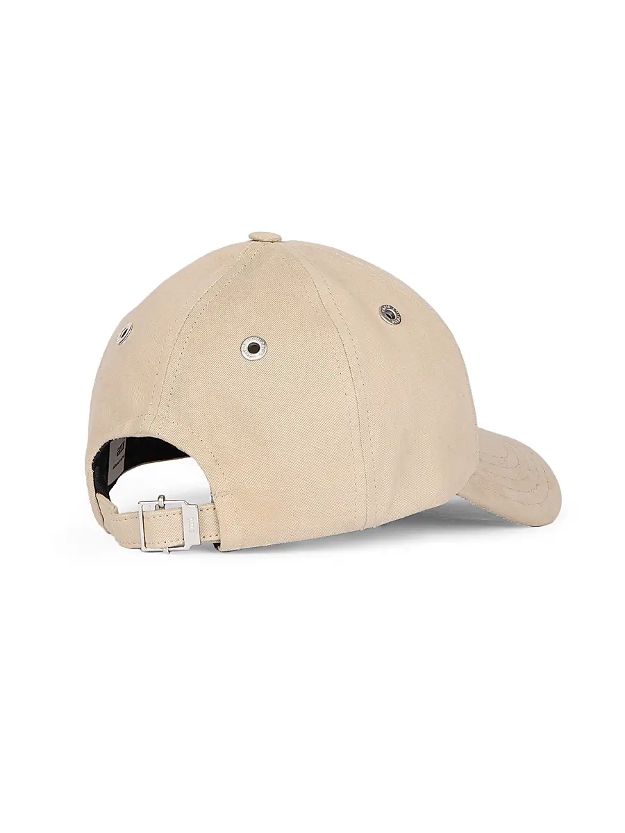 AMI PARIS Men's Logo-Embroidered Cotton Gabardine Baseball Cap | Thumbnail 2 AMI PARIS Men's Logo-Embroidered Cotton Gabardine Baseball Cap | Thumbnail 2