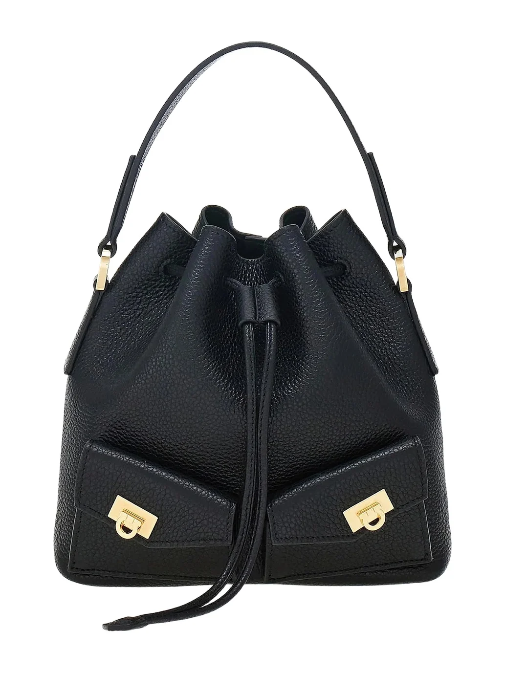 Women's Leather Bucket Bag