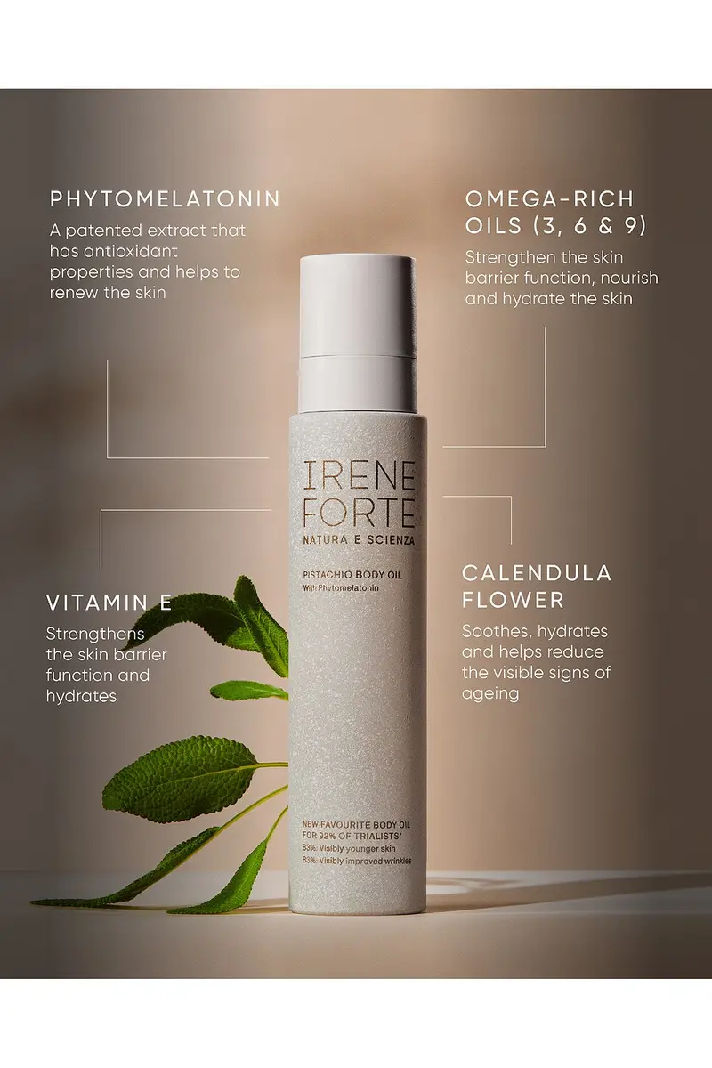 Irene Forte Pistachio Body Oil with Phytomelatonin NPD | Thumbnail 5