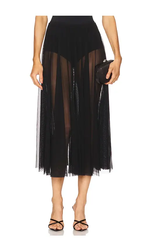 Norma Kamali Flared Skirt With Panty | Image 1 Norma Kamali Flared Skirt With Panty | Image 1