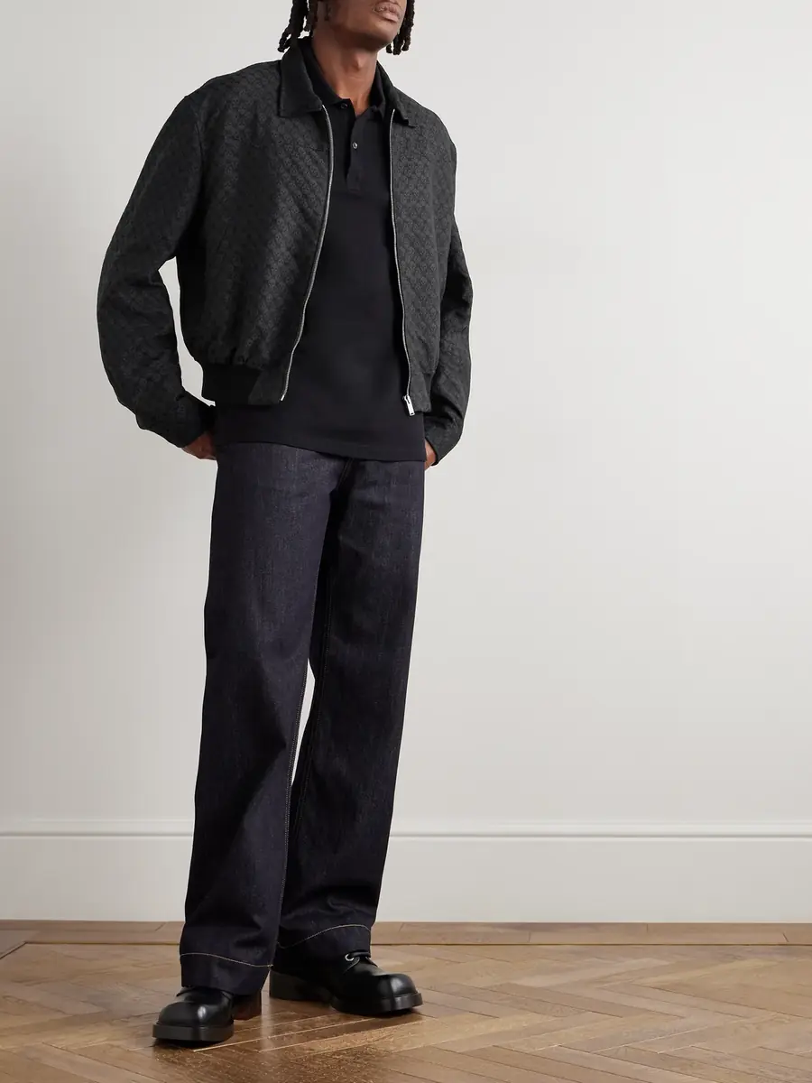 Alexander McQueen Cropped Printed Twill Harrington Jacket - Men | Thumbnail 2 Alexander McQueen Cropped Printed Twill Harrington Jacket - Men | Thumbnail 2