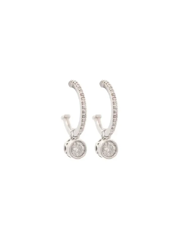 14K WG 0.50 CTW DIA 0.20 CT CTRS Earrings 14K WG 0.50 CTW DIA 0.20 CT CTRS Earrings