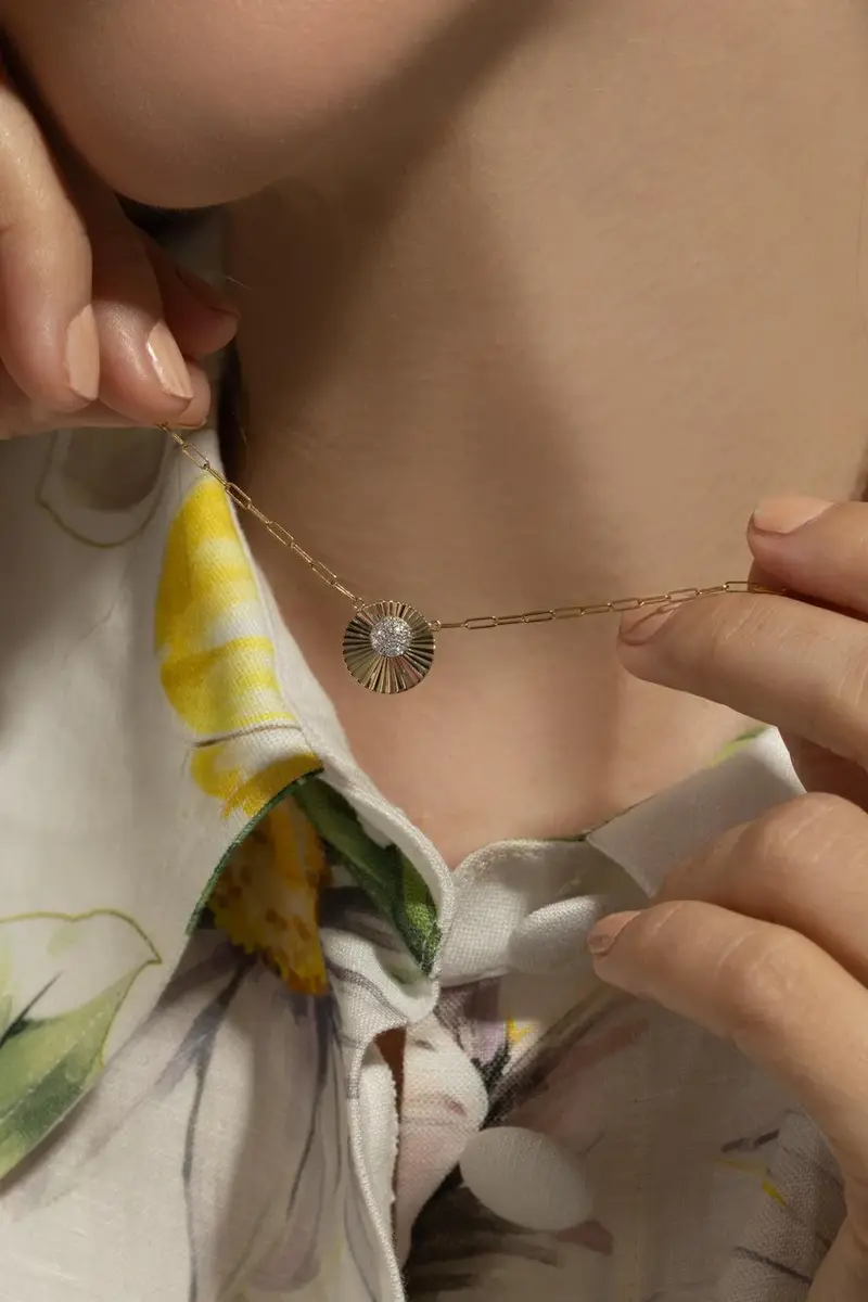PHILLIPS HOUSE Offset Mini Aura Necklace | Thumbnail 3