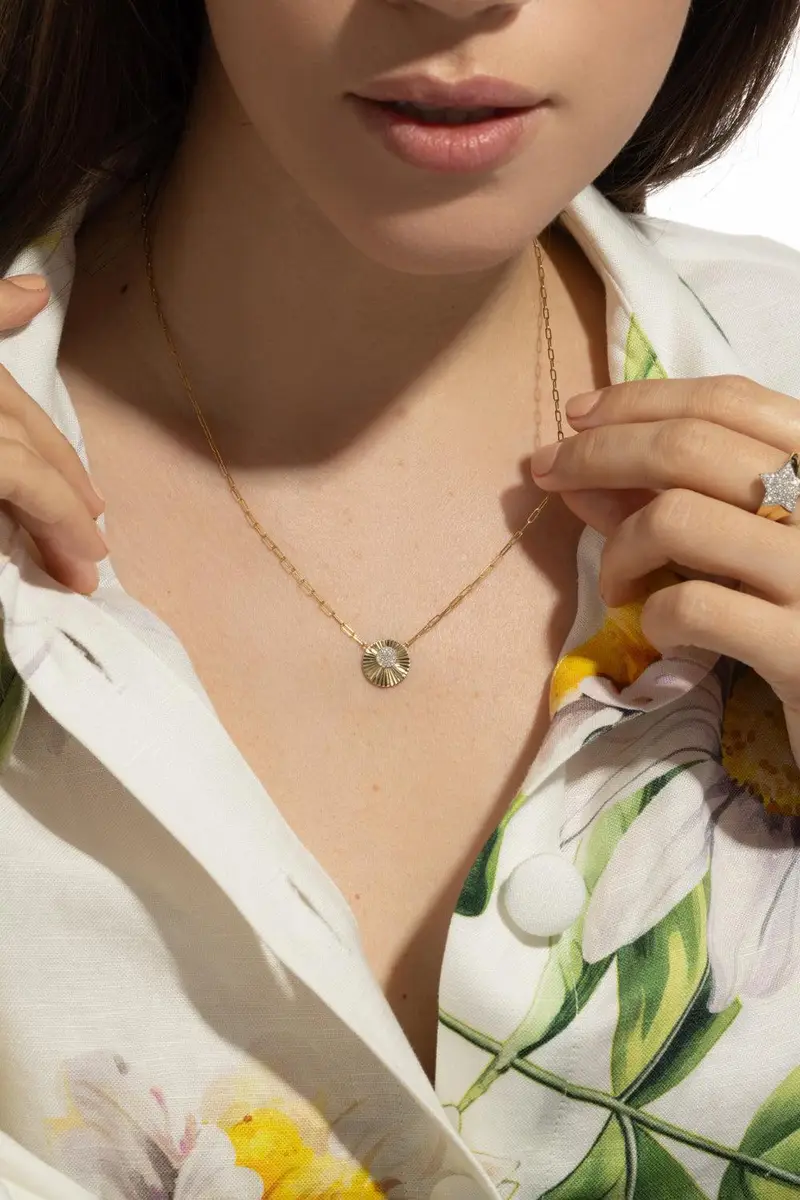 PHILLIPS HOUSE Offset Mini Aura Necklace | Thumbnail 4