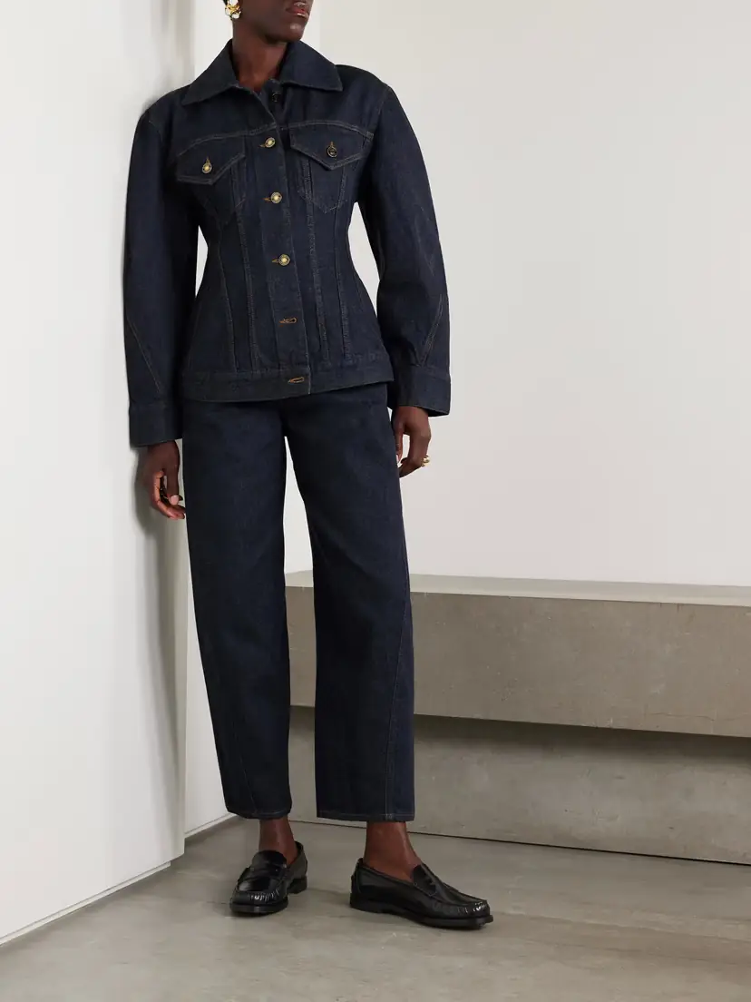 Givenchy Cropped High-rise Barrel-leg Jeans | Thumbnail 2