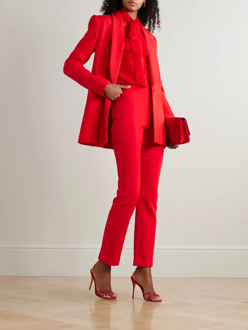 Carolina Herrera Emilie Wool-blend Skinny Pants | Thumbnail 2