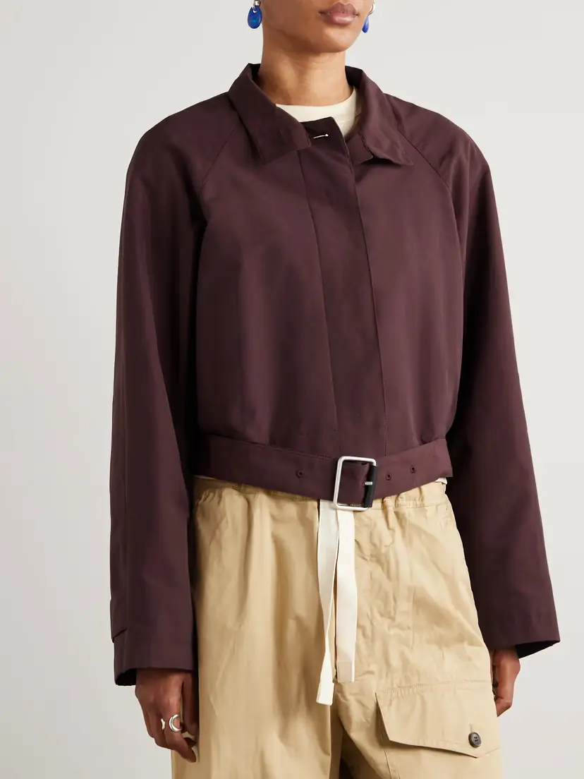 Loewe Belted Cotton-blend Shell Jacket | Thumbnail 3