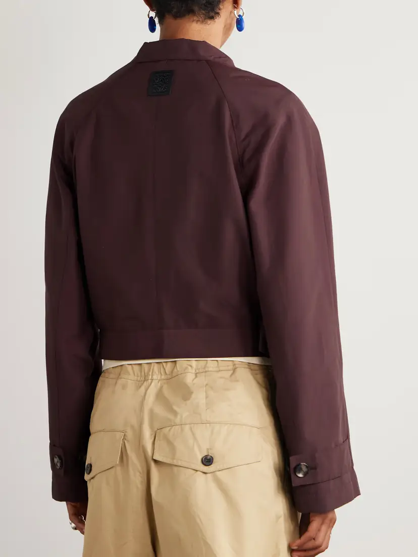 Loewe Belted Cotton-blend Shell Jacket | Thumbnail 4