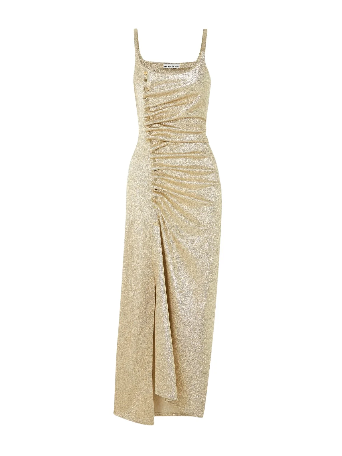 Embellished Glittered Stretch-crepe Maxi Dress