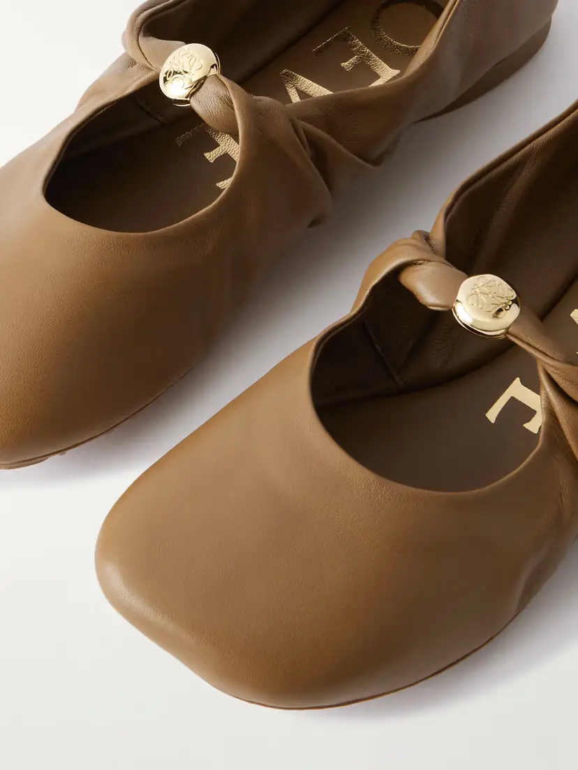 Loewe Pebble Embellished Leather Ballet Flats | Thumbnail 4 Loewe Pebble Embellished Leather Ballet Flats | Thumbnail 4