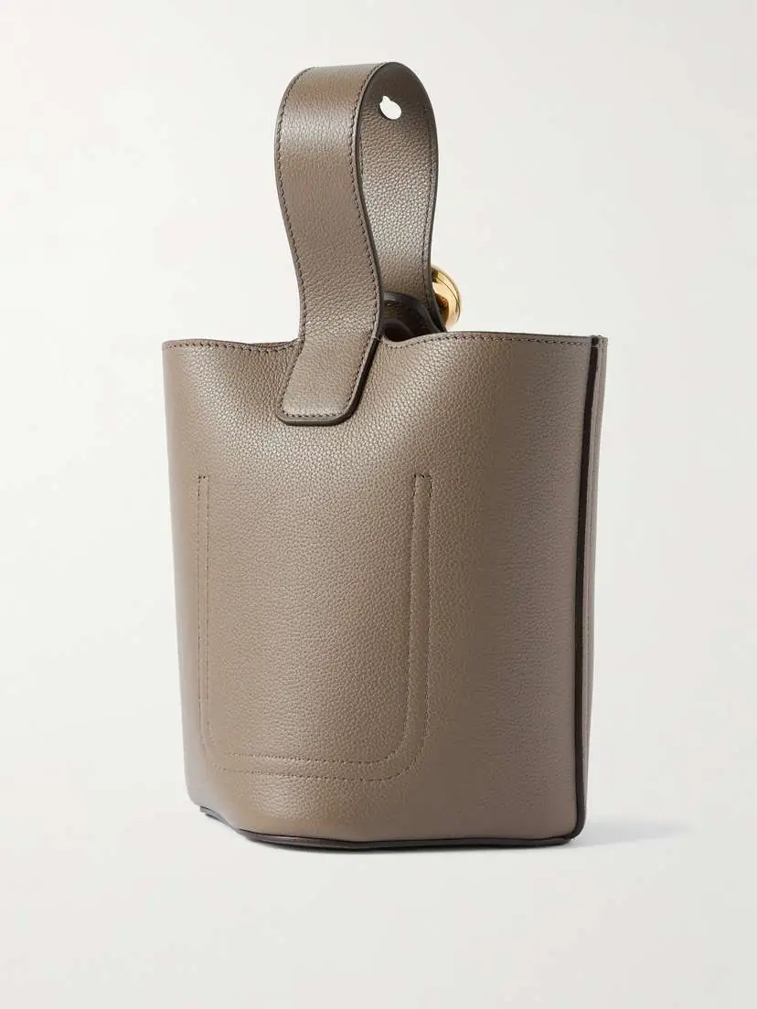 Loewe Pebble Mini Textured-leather Tote | Thumbnail 3