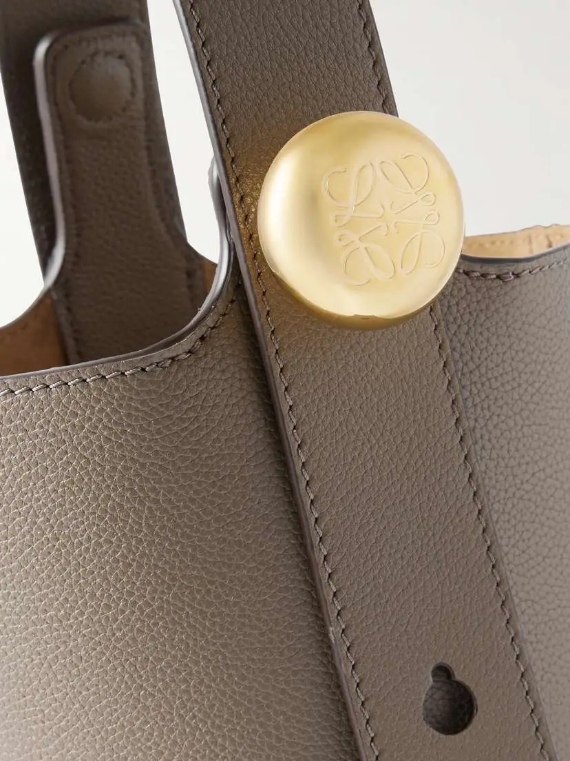 Loewe Pebble Mini Textured-leather Tote | Thumbnail 4