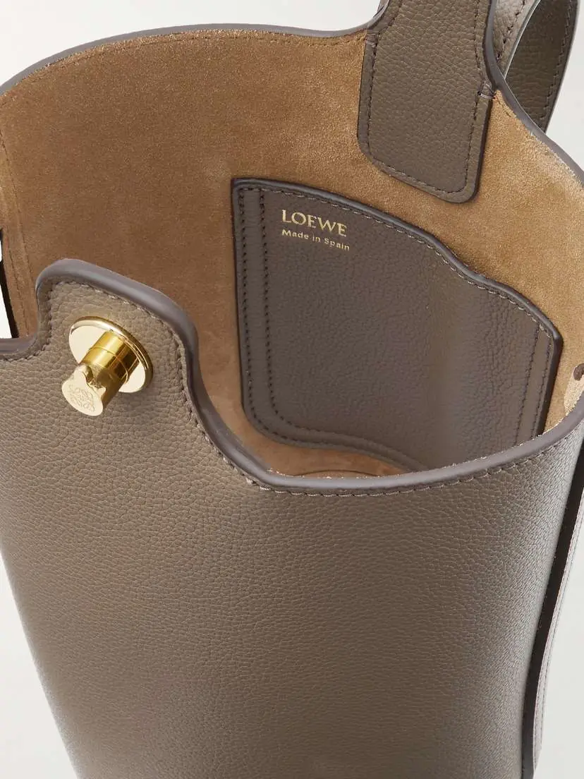 Loewe Pebble Mini Textured-leather Tote | Thumbnail 5