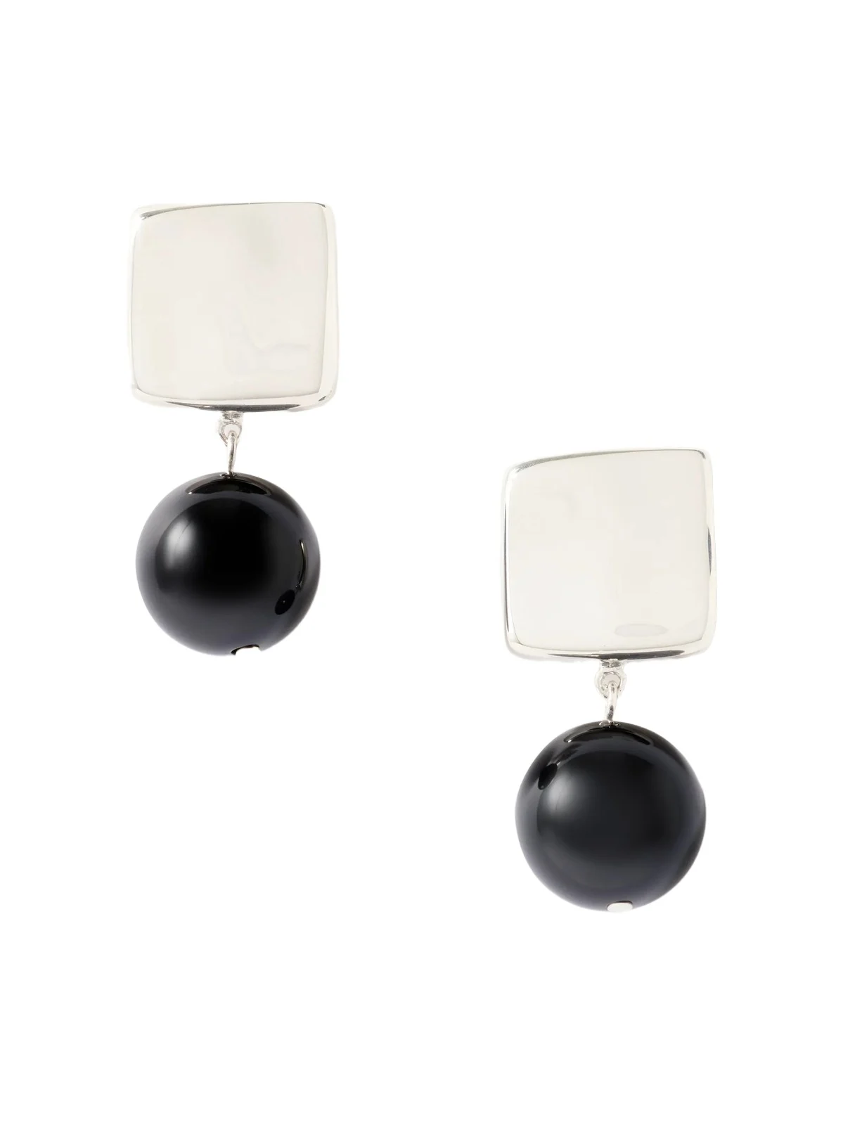 Luca Recycled Sterling Silver Onyx Earrings Luca Recycled Sterling Silver Onyx Earrings