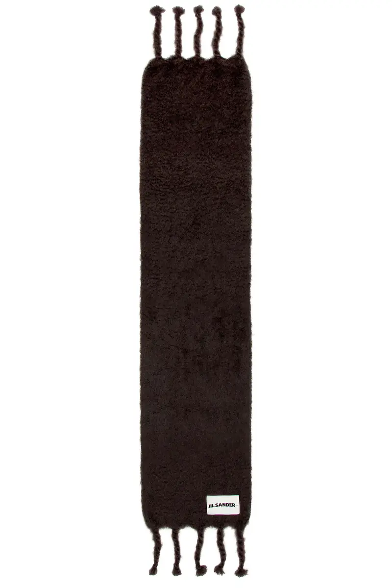Jil Sander Logo Plain Scarf | Thumbnail 2