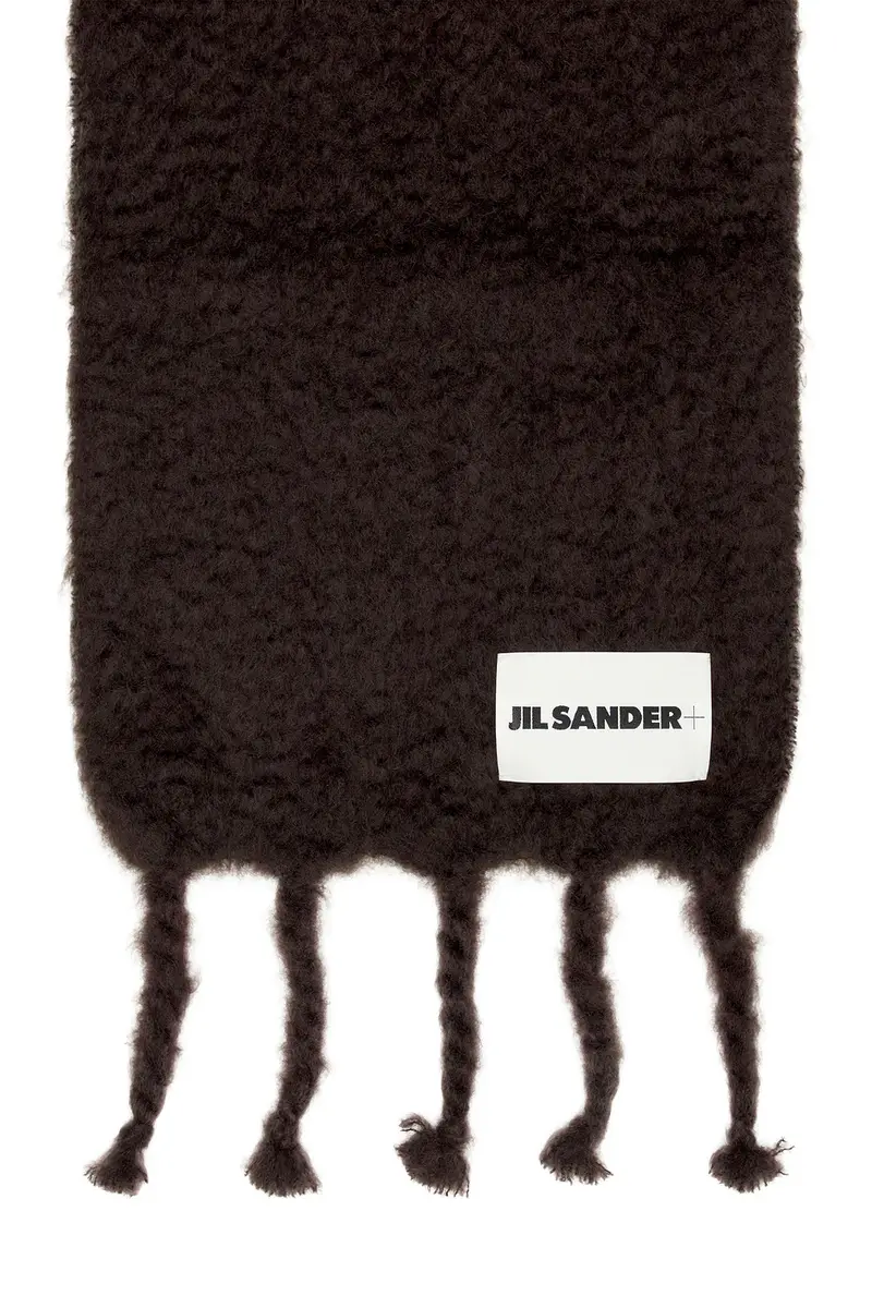Jil Sander Logo Plain Scarf | Thumbnail 3