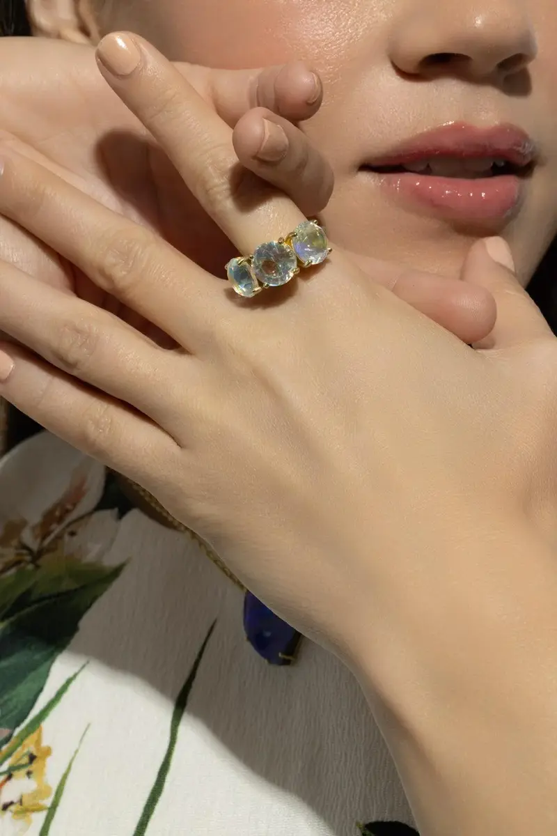 IRENE NEUWIRTH JEWELRY Gemmy Gem Rainbow Moonstone Ring | Thumbnail 5