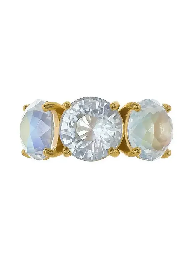 Gemmy Gem Rainbow Moonstone Ring